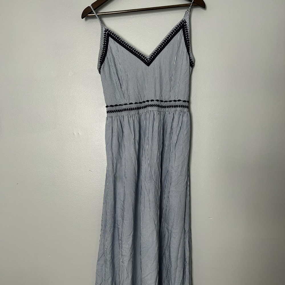 Blue & White striped sundress